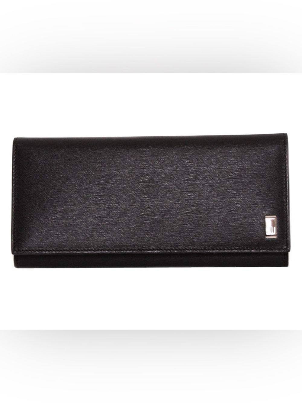 Dunhill Black Leather Long Men's Wallet